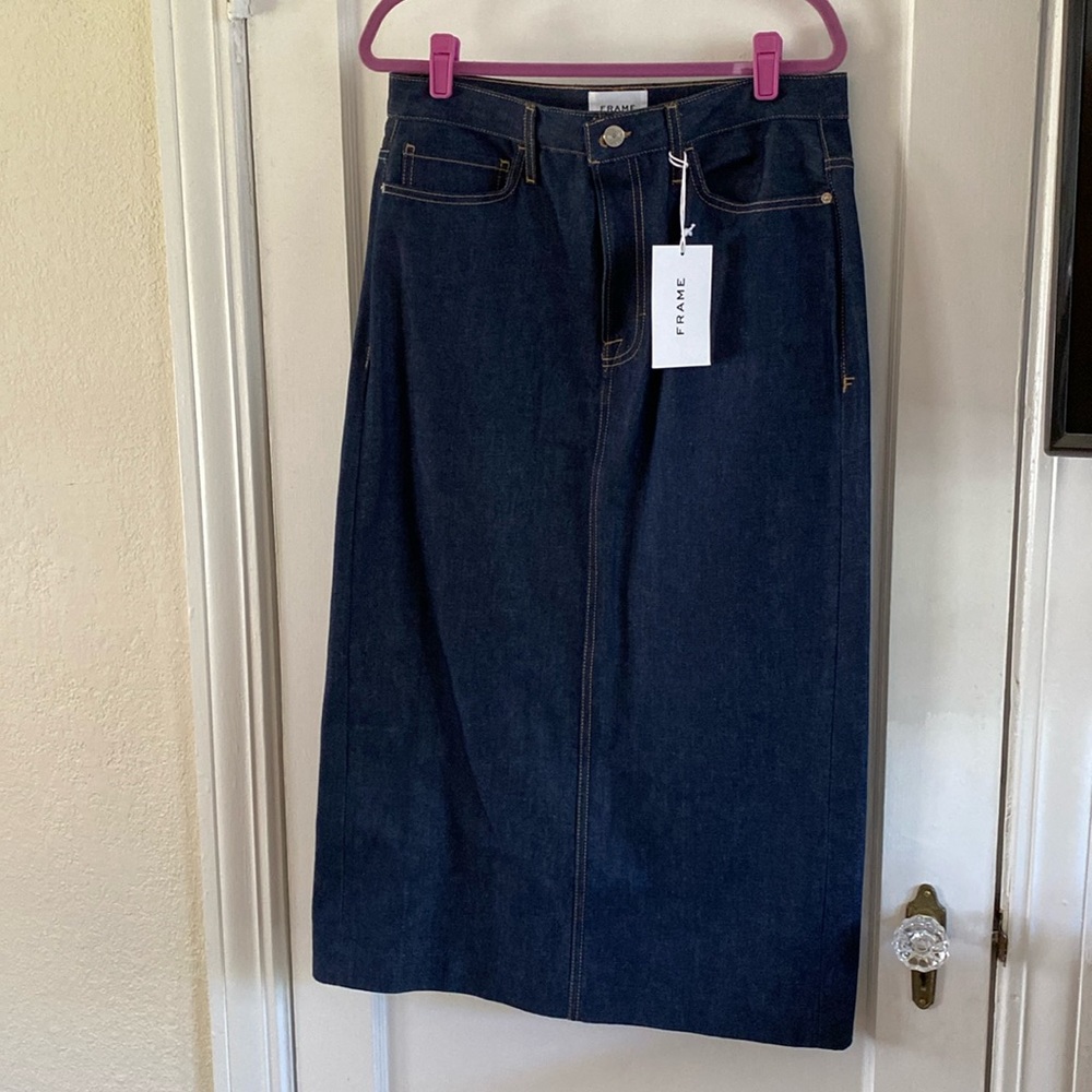 NWT Frame Denim column skirt size 31